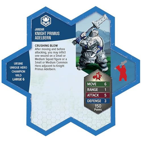Renegade Game Studios Heroscape Knight Primus & Ordo Borealis miniatura 6