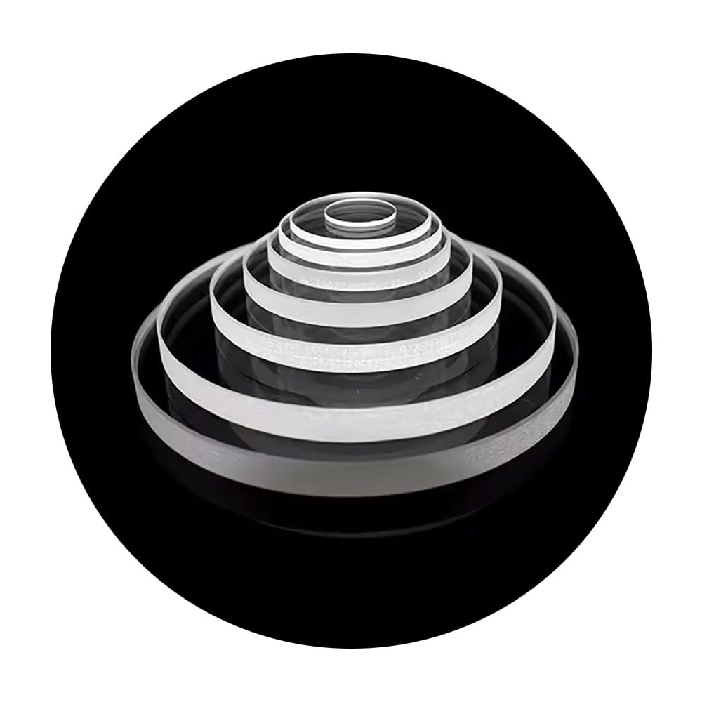 Tarcza Wziernika Borokrzemowego O Grubości 10 Mm, Odporna Na Temperaturę 500 ℃, Średnica 110–200 Mm, Okienko Zbiornika Przemysłowego, 1 Szt.(Diameter 165mm)