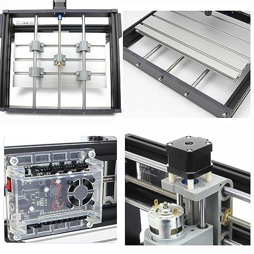 CNCTOPBAOS CNC 3018-PRO Wood Router Kit 3 Axis USB DIY Mini Engraver Milling Engraving Machine Cutter Plastic Acrylic PCB PVC Carving GRBL Control 300x180x45mm - Image 3
