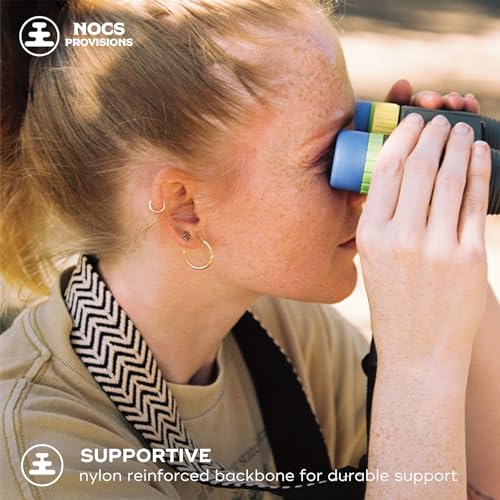 Image of Nocs Provisions Woven Tapestry Strap, Binocular & Camera Reinforced Universal Wide Shoulder & Neck Strap for Men & Women