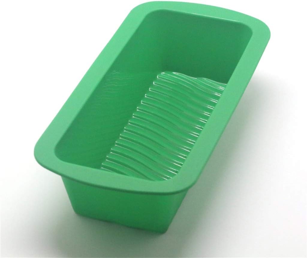 Bread Mold, Silica Gel Not Sticky Baking Dish Bread Baking Tool Used For Pie, Bread ZHANGXIAO (Color : Green)