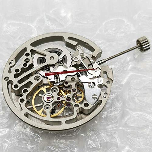 Mechaniczny pusty automatyczny szkieletowy mechanizm zegarka zamiennik dla części narzędzi do naprawy zegarków TY2809 Narzędzia do zegarków, srebrny