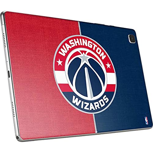 Skinit Tablet Decal Skin Compatible with Samsung Galaxy Tab A7 (2021) - Officially Licensed NBA Washington Wizards Canvas Split Design