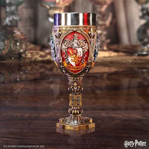 Copa Harry Potter Hogwarts Nemesis Now de resina pintada a mano 8