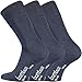 Produktbild TippTexx 24 6 Paar seidige Bambus Socken, Geruchs-Killer mit Anti-Loch Garantie (as3, numeric, numeric_35, numeric_38, regular, regular, Marine)