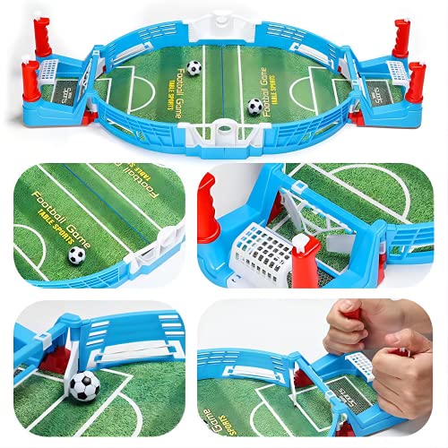 Foosball Tables, Mini Tabletop Football Game Set Soccer Tabletops Competition Sports Games, Tabletop Slingshot Games Toys, Desktop Sport Board Game For Family Game Night Fun (Large(22X11X4.5In)) #TOP1