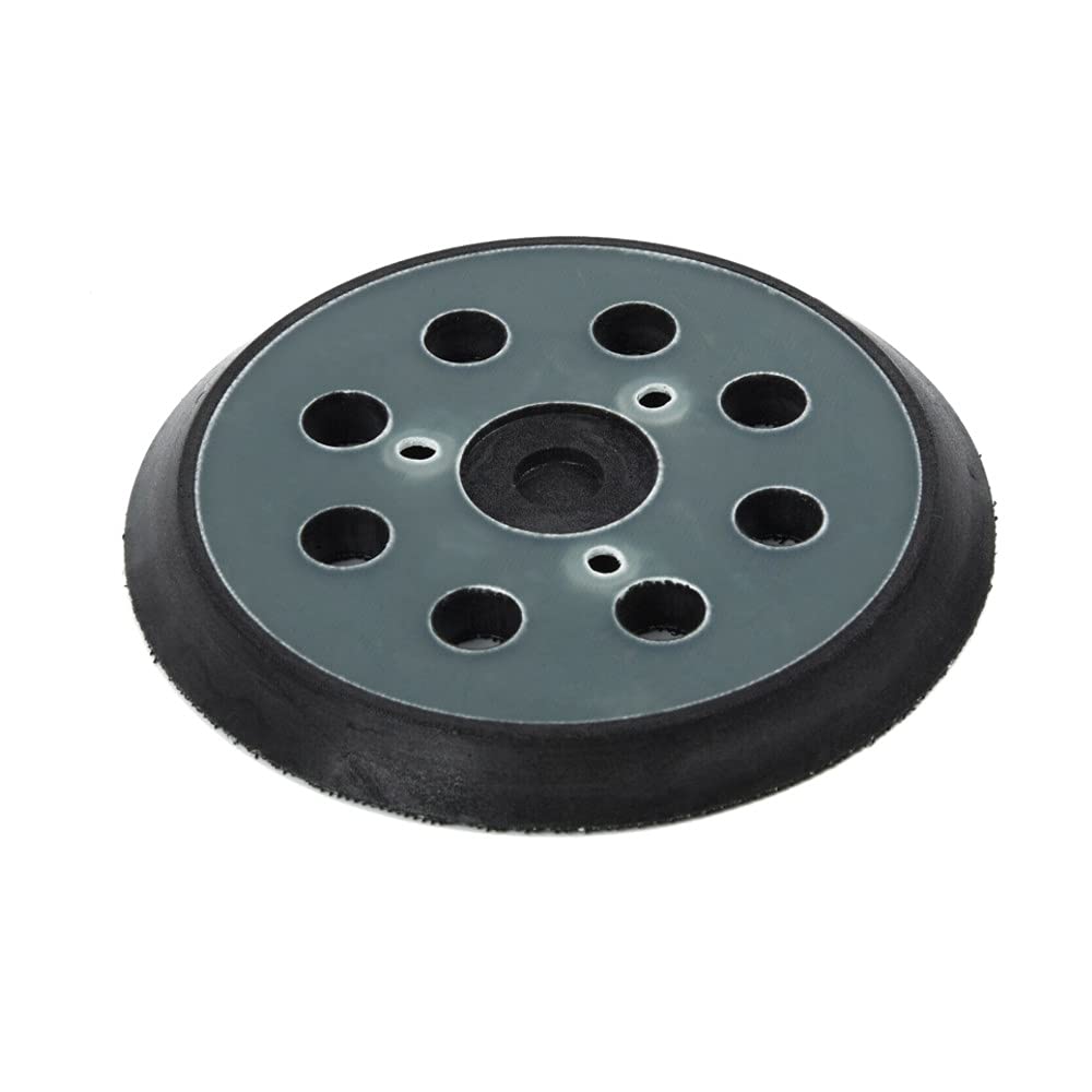 Trade-Shop - Juego de 5 discos de lijado con cierre autoadherente, 125 mm, para lijadora orbital Makita Hitachi Milwaukee Porter Cable