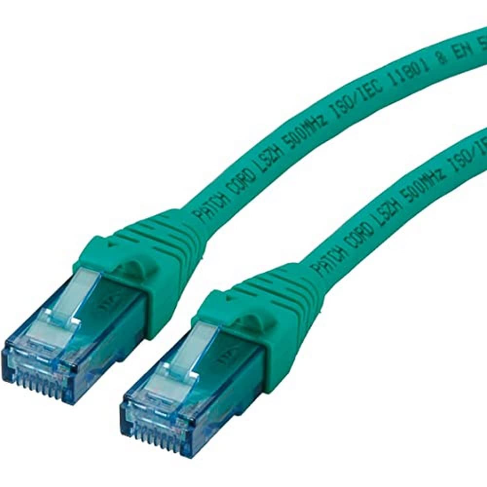 ROLINE Cordon LAN Cat 6A Component Level | Câble réseau UTP Ethernet avec connecteur RJ45 | vert 20 m
