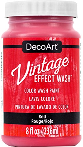 デコアート ヴィンテージエフェクトウォッシュ 236ml DCW06 レッド 12090006