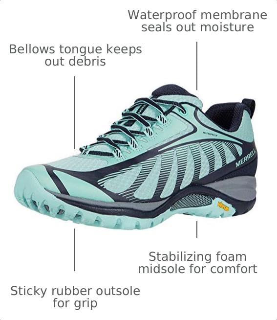 Image of Merrell Women's Siren Edge Waterproof Walking Shoe