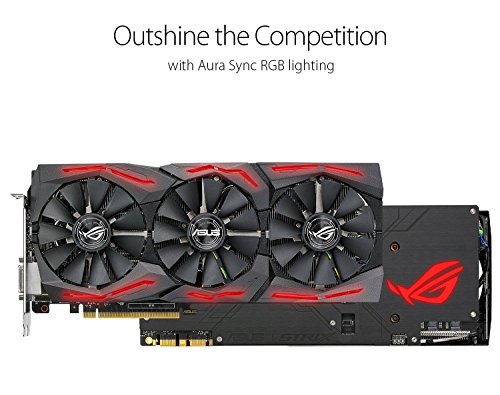 Image of ASUS ROG STRIX GeForce GTX 1080 TI 11GB VR Ready 5K HD Gaming Graphics Card (ROG-STRIX-GTX1080TI-11G-GAMING) (Renewed)