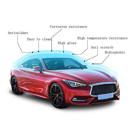 Manybuy Ceramic Coating, Mr Fix 9H Pro Auto Ceramica Rivestimento, Car Paint Protezione Vernice Nanotecnologia Ceramico, Vernice Idrofobica Anti Graffio Protettiva Trattamento Carrozzeria - 5