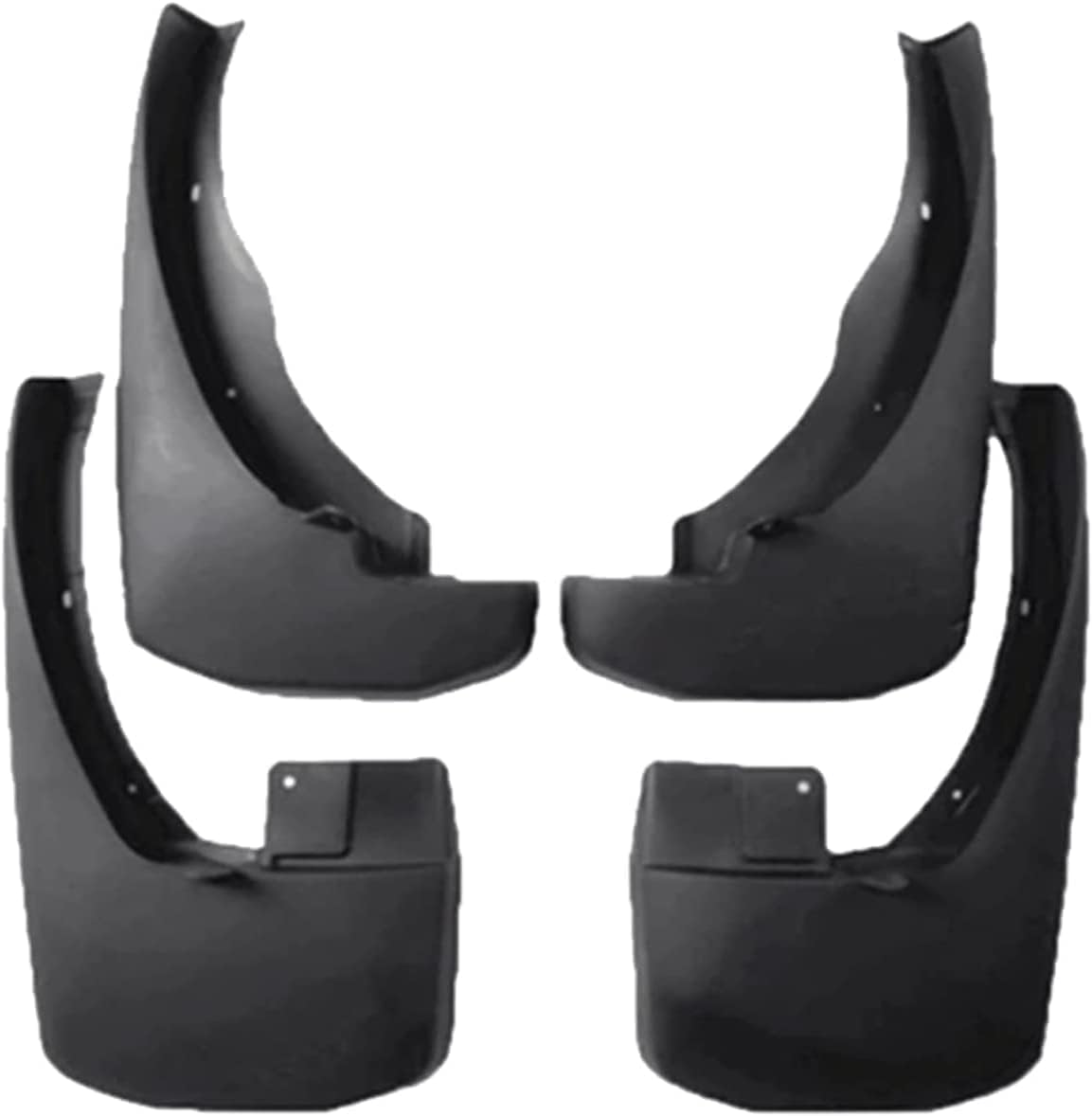 Guardabarros sin taladrar para Nissan Navara Frontier D40, protección anti-invierno de goma