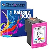 hp deskjet f2492 drucker kompatibel mit HP300 XL Tito-Express PlatinumSerie 1 Druckerpatrone für HP 300 XL Color Deskjet D5660 F2400 F2410 F2420 F2430 F2440 F2480 F2492 F4200 F4210