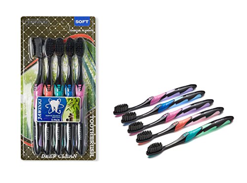 Jawinki Confezione da 5 Spazzolini Manuali da