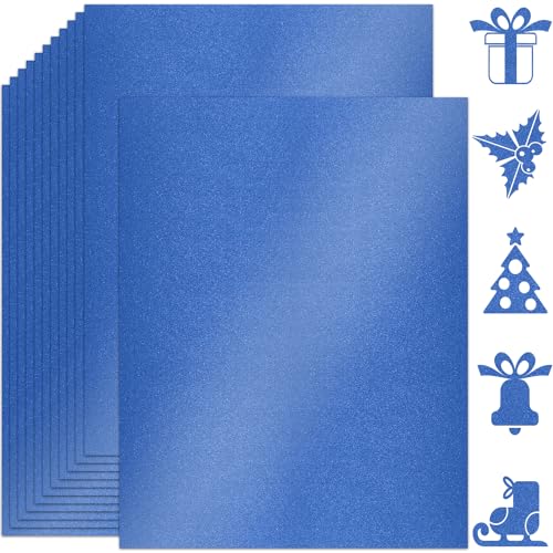 Twavang Royal Blue Shimmer Cardstock