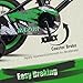 Glerc Kids Bike for Ages 1-4 Years Old, 12 Inch BMX Style Kids Bicycle with Training Wheels, Boys Bike for Children and Toddler, Black and Green