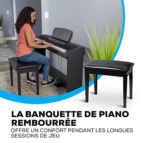 Alesis AHB-1 AHB-1-support et Banquette de Piano en Bois Recital Grand et Prestige Artist avec 3 pédales : Soft… - Les Beatles, Paul McCartney, John Lennon, RIngo Starr, George Harrison Alesis AHB-1 AHB-1-support et Banquette de Piano en Bois Recital Grand et Prestige Artist avec 3 pédales : Soft… – Image 6
