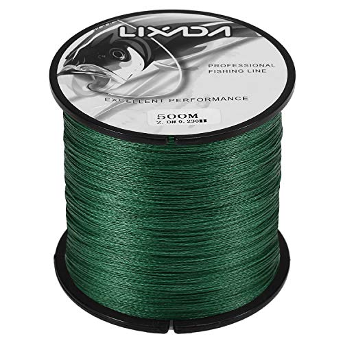 Linha de pesca, Andoer 500m Braided Fishing Line 4 Strands Multifilament PE Fishing Wire Fio de pesc