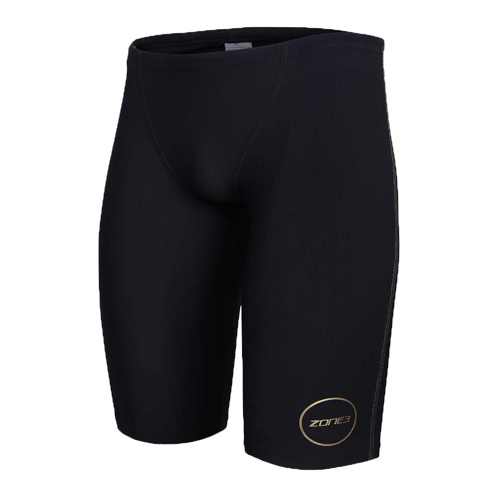 ZONE3 FINA Approved Men's Swim Jammers MFX Performance Gold Sandyswim