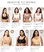 BRABIC Women Front Closure Post Surgery Compression Everyday Bras for Mastectomy Support with Adjustable Straps Wirefree (Medium, White)