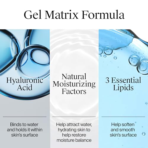 Neutrogena Hydro Boost Water Cream, 72 Hr Hydration for Normal/Extra Dry Skin, Fragrance Free, Face Moisturizer with Hyaluronic Acid, 1.7 oz. & Trial Size Hydro Boost Hydrating Gel Cleanser, 0.5 fl oz