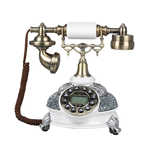 Téléphone fixe au design créatif avec sonnerie vintage et finition bronze