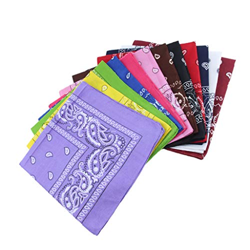 Kit 12 pcs Bandana De Algodão