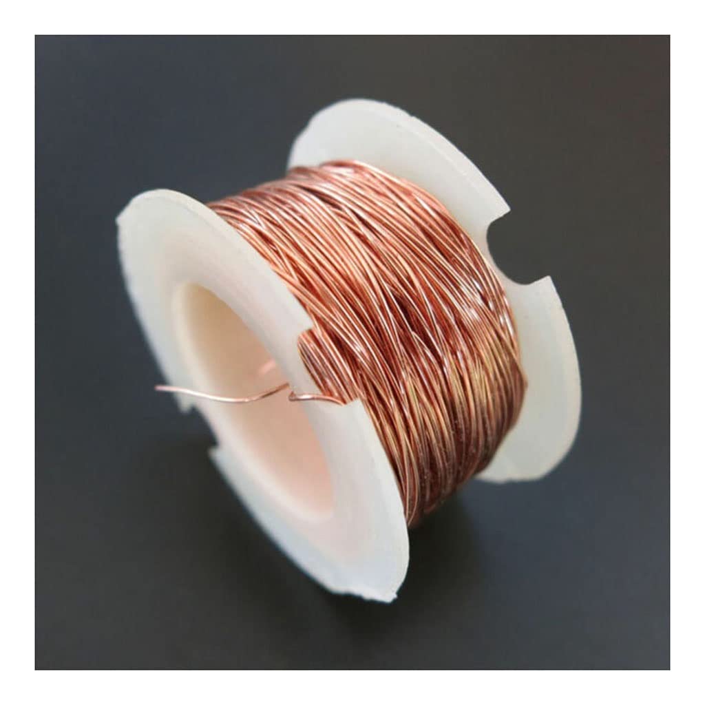 1pcs Dia 0.1mm -0.9mm Cable Copper Wire Magnet Wire Enameled Copper Winding Wire Coil Copper Wire Length 10m/50m (Size : 0.5mm 10m)