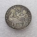 【Paquete】: -1 moneda. Nuestras monedas son todas copias para coleccionar y jugar. Todos los patrones de las monedas están hechos haciendo referencia a materiales históricos reales. No las compre como monedas de colección originales reales. Vendemos estas réplicas de monedas solo para que su colección sea perfecta.