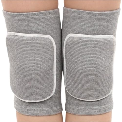 Plus Nao(プラスナオ) 膝用サポーター サポーター キッズ レディース メンズ ジュニア 膝 保護 スポンジ ひざ スポーツ ひざパッド 屋外 屋 M グレー