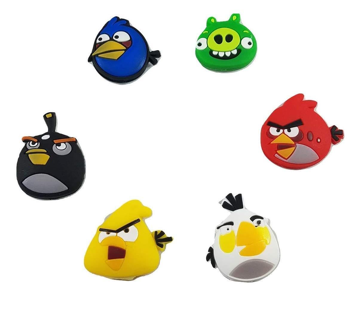 Tennis Vibration Dampener Funny Emoji 6 Pack!
