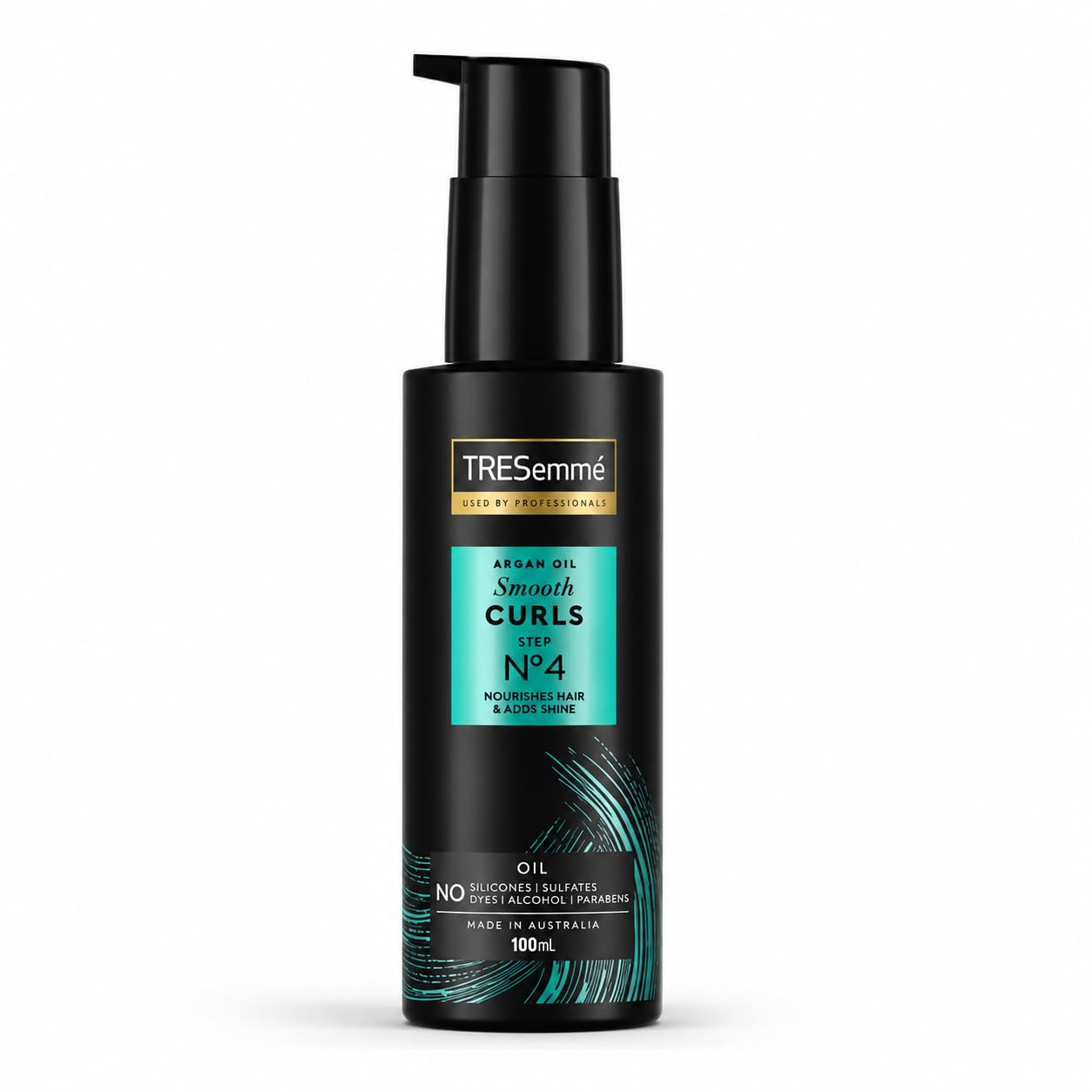 TRESemmé Smooth Curls Argan Oil Hair Serum, Anti-Frizz Nourishing Hair Oil for Curly & Wavy Hair, Lightweight Shine & Smoothening Formula, No Silicones Sulfates Alcohol & Parabens, 100ml-image-24