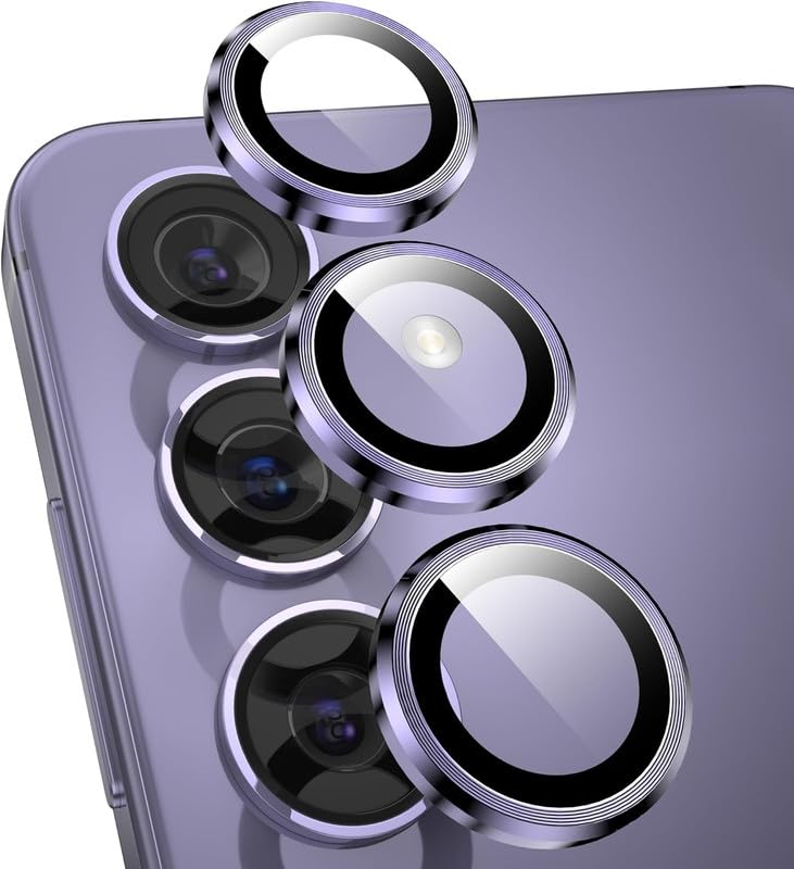 V MOBITE Camera Lens Protector | Samsung Galaxy S24 Plus Accessories | 9H Tempered Glass | Metal Individual Ring Camera Cover | Screen Protector | Case Friendly | Anti Scratch/Cobalt Violet (B0CXF2LND9) Amazon Price History, Amazon Price Tracker