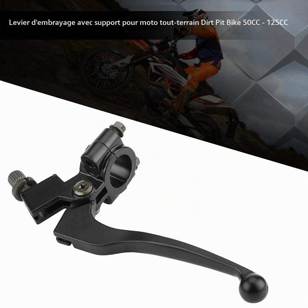 Levier d'embrayage avec perche,Levier d'embrayage Levier d'embrayage Pliant avec Perche pour 5-0CC -1-25CC Dirt Pit Bike 22mm 7/8in