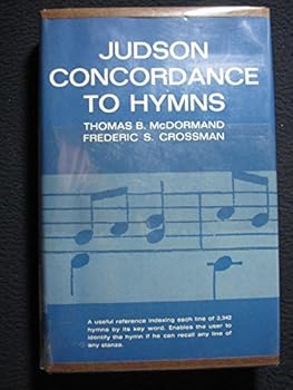 Hardcover Judson concordance to hymns Book