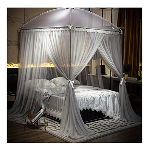 XRPOUXMTE Mosquitera Tipo Domo Princess, Gruesa y Resistente al Polvo, con Soporte Estable para una fácil instalación (A3, 180 x 200 x 235 cm)