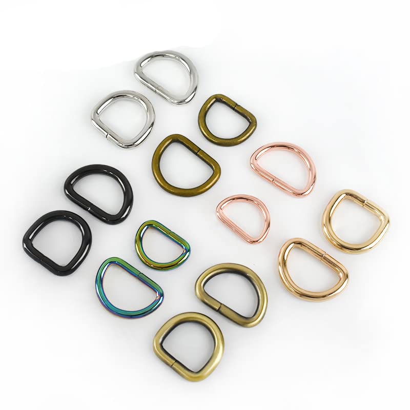 PETKNOWS Lot De 90 Anneaux Ronds En Métal Argenté - 6 Tailles - Multi-usage - Pour Sacs, Ceintures, Laisses De Chien, Panier Suspendu, Fournitures De Bricolage, 15 Mm, 20 Mm, 25 Mm, 32 Mm, 38 Mm, 50