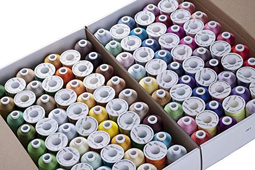image for Simthread 120 Madeira Colors Polyester Machine Embroidery Thread Kit 5