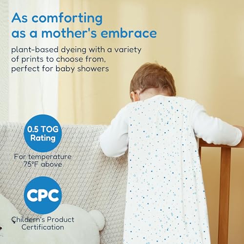 Image of TotAha Sleep Sack 12-18-24 months 3 Pack, Buttery Soft Wearable Blanket Baby Sleeping Bag with 2-way Safe Zipper for Girl Boy, 0.5 TOG