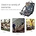 MYDAYS Outdoor Stadium Seat Cushion, Camping Seat Pad with Back Rest, Great for Outdoor Sports, Bleacher，Stadium,Adventure Field,Hunting, Camping, Picnic and Fishing