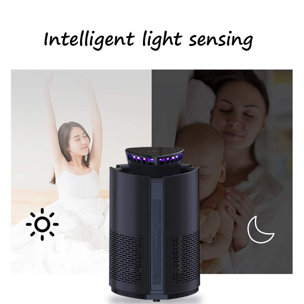 Lampada antizanzare, Lampada antizanzare Elettronica silenziosa Senza Radiazioni per Uso Domestico Controllo Intelligente della Luce Lampada antizanzare a LED Repellente per zanzare