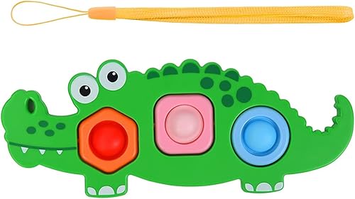 Ainiv Juguete para la ansiedad con forma de cocodrilo juguete sensorial de burbujas para presionar juguete de silicona para aliviar el estrés para disponible en Yaxa Colombia