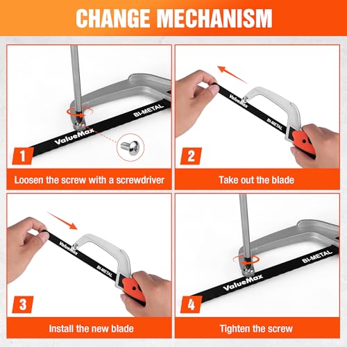 ValueMax Mini Hack Saw with Extra Blade
