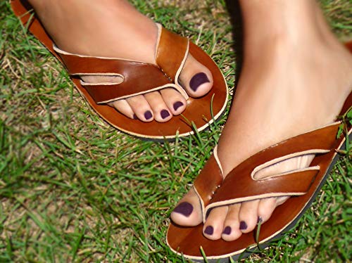 custom leather sandals