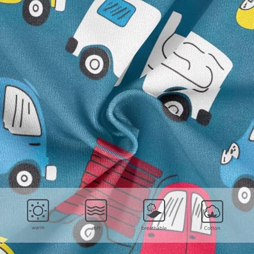 Toddlers Underwear Floral 2t Cotton Cute Panties Girl Bright Undies Kids Briefs Cute Cars Trucks Blue3