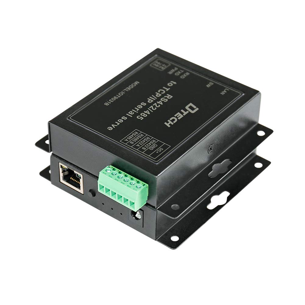 Buy DTECH 1 Port Serial to Ethernet Converter Adapter RS422 RS485 to ...