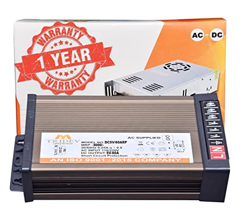 Image of 5V 60A 300W DC Switching Switch Power Supply for Pixel Light, LED Strip, CCTV, etc. 5Volt 60Amp (by My TRIDEV)(6 Month Warranty)