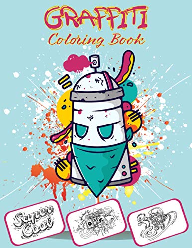 Graffiti Coloring Book: Adult Coloring Book Featuring Amazing Graffiti Drawings, 49 Professional Illustrations for Stress Relief and Relaxation (Graffiti Coloring Pages for Adults).Vol-1 image 2