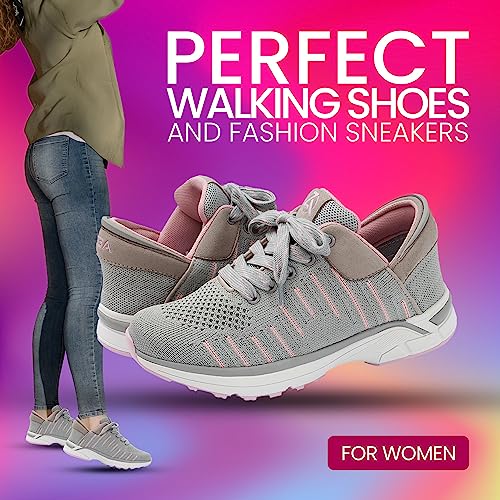 Image of ZEBA Hands Free Slip on Sneakers for Women - Step Up Your Comfort and Style with Perfect Walking Shoes and Fashion Sneakers